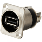 NAUSB-W USB A to B Chassis Panel Mount