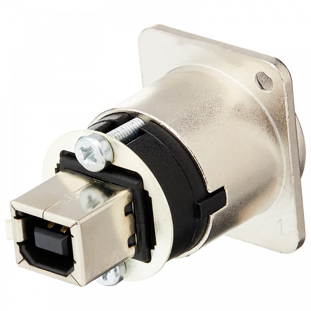 NAUSB-W USB A to B Chassis Panel Mount