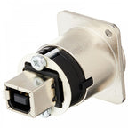 NAUSB-W USB A to B Chassis Panel Mount