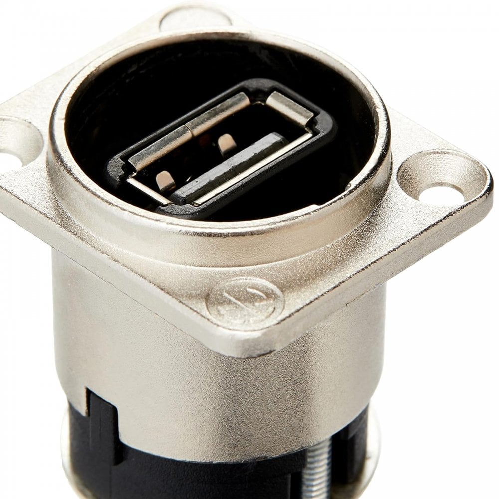 NAUSB-W USB A to B Chassis Panel Mount
