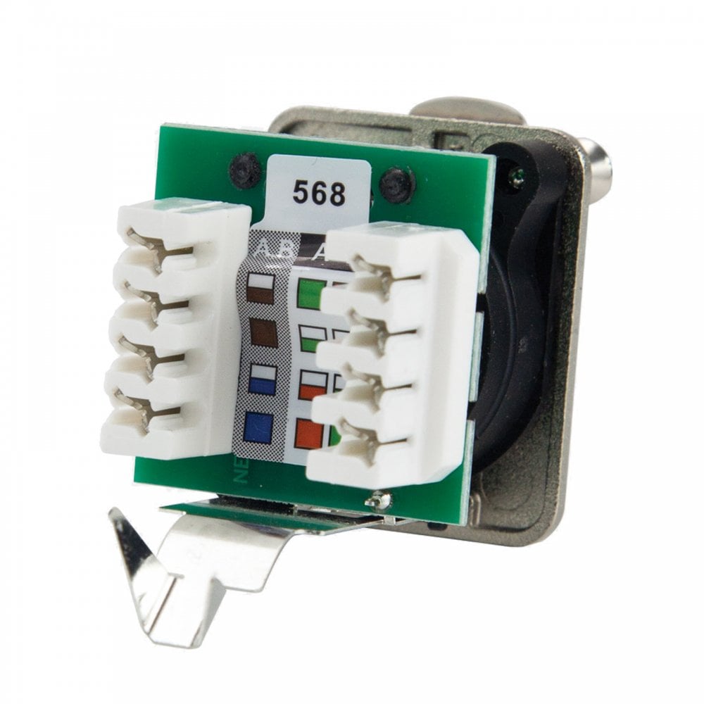 Neutrik NE8FDV-YK EtherCON RJ45 Chassis Panel Socket