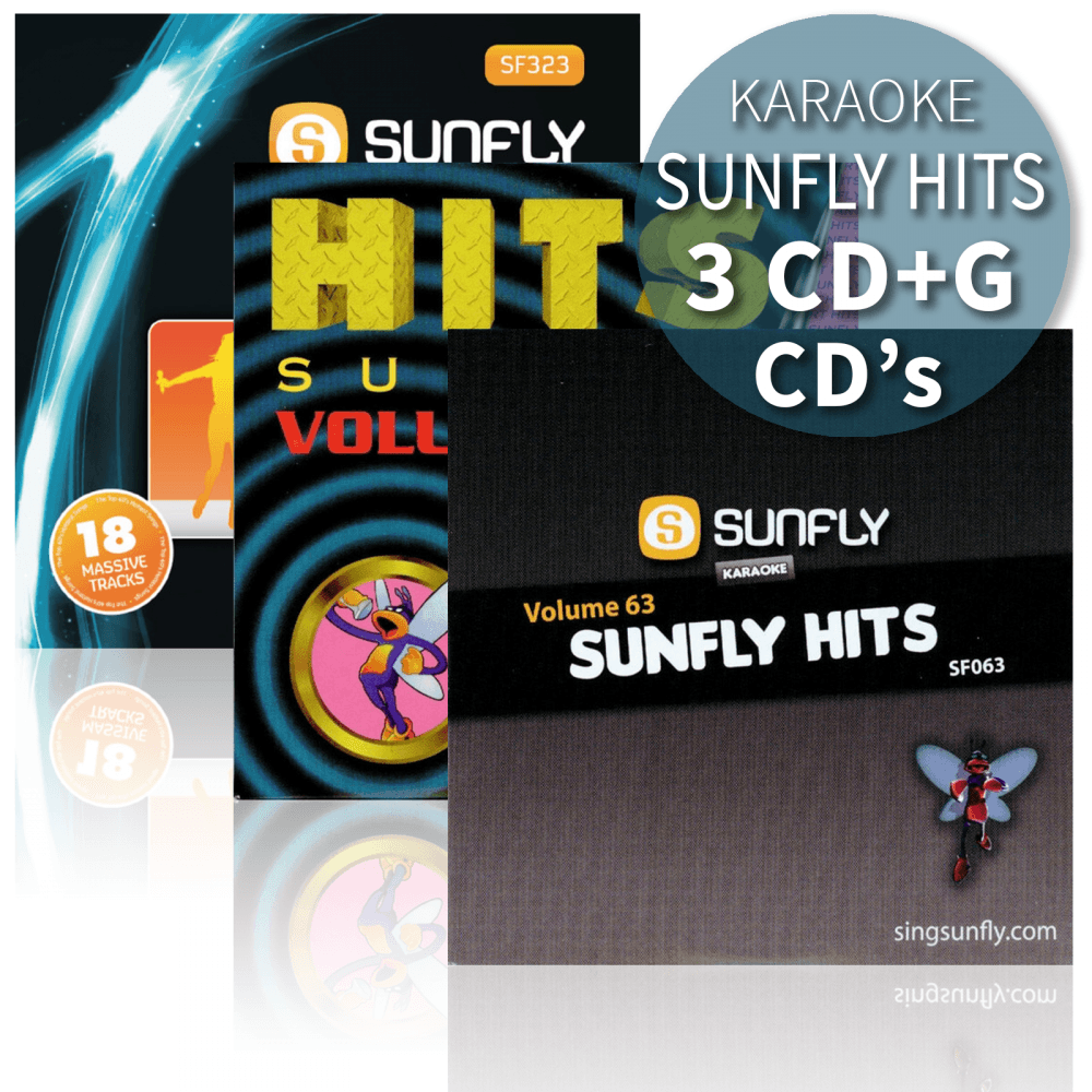 BIG Karaoke Hits of Sunfly Triple CD+G Decades 11
