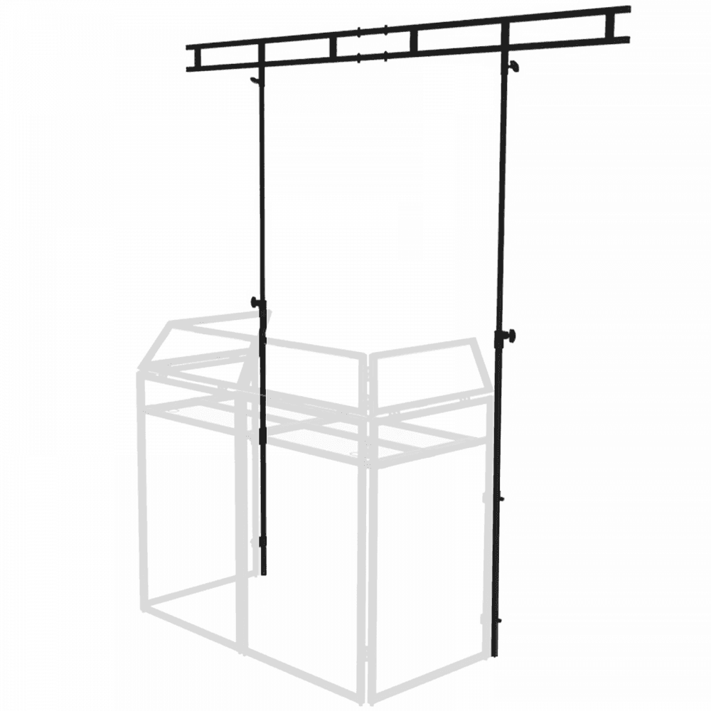 DJ Booth Adjustable Overhead Kit Inc Carry Bag & External Top Castings