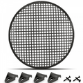 Speaker Gill 12 Inch Black Metal Mesh Grille inc Clamps and Screws