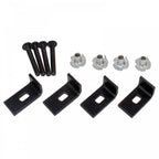 2 x Speaker Gill 12 Inch Black Metal Mesh Grille inc Clamps and Fixings