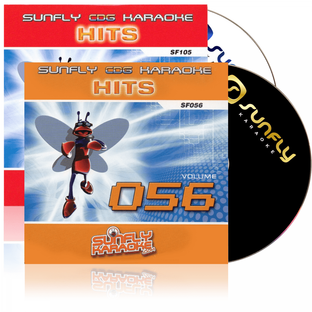 Karaoke CDG CD - HITS Volume 56 and 105 CD+G Disc 80s Double