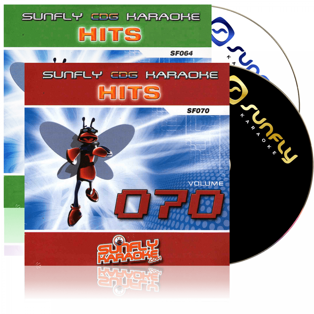 Karaoke CDG CD - HITS Volume 64 and 70 CD+G Disc 60s Double