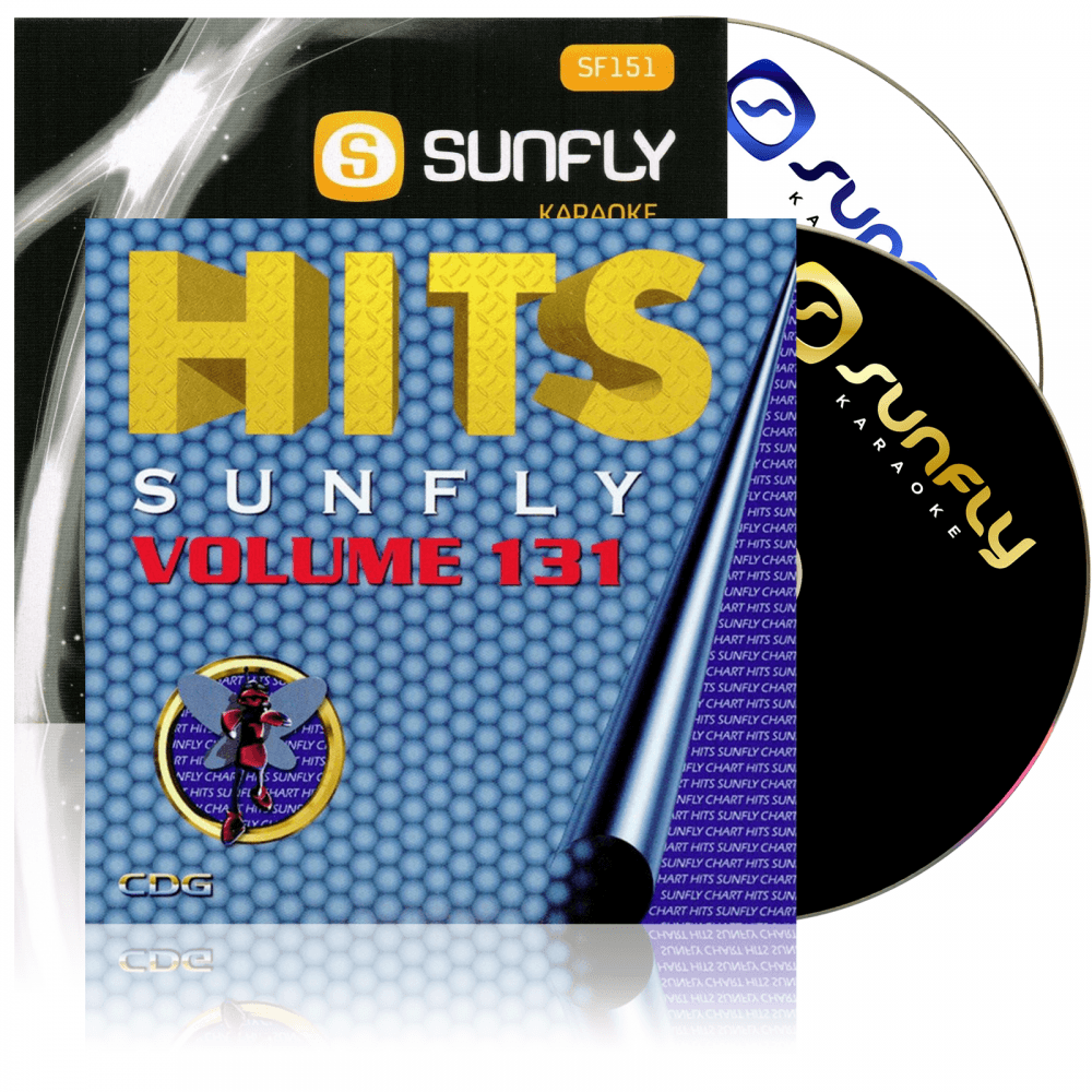 Karaoke CDG CD - HITS Volume 131 and 151 CD+G Disc Double Issue