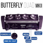 Butterfly Twin Pack Quad MKII Sweeper Beam Lighting Effect