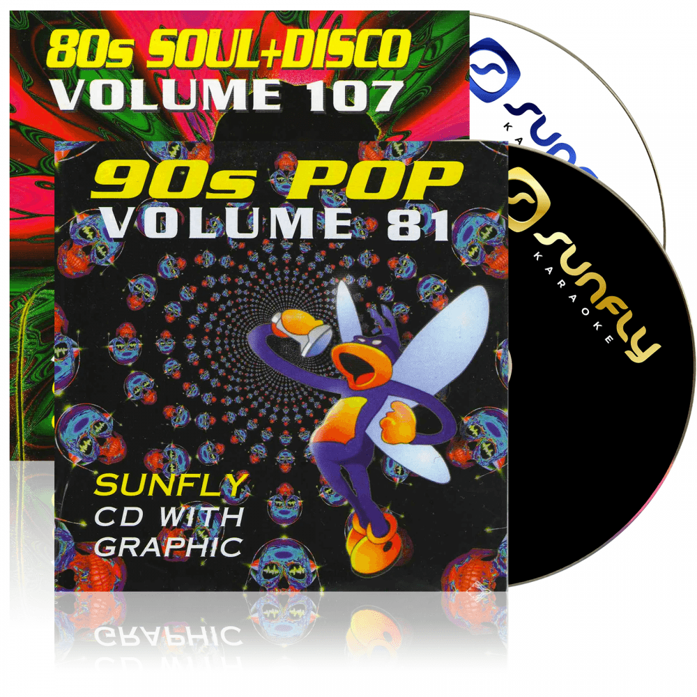 Karaoke CDG CD - HITS Volume 81 and 107 CD+G Disc