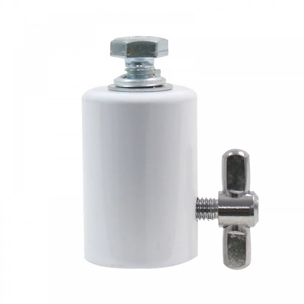 DJ Booth White Lighting Pole with Spigots and Transport Bag