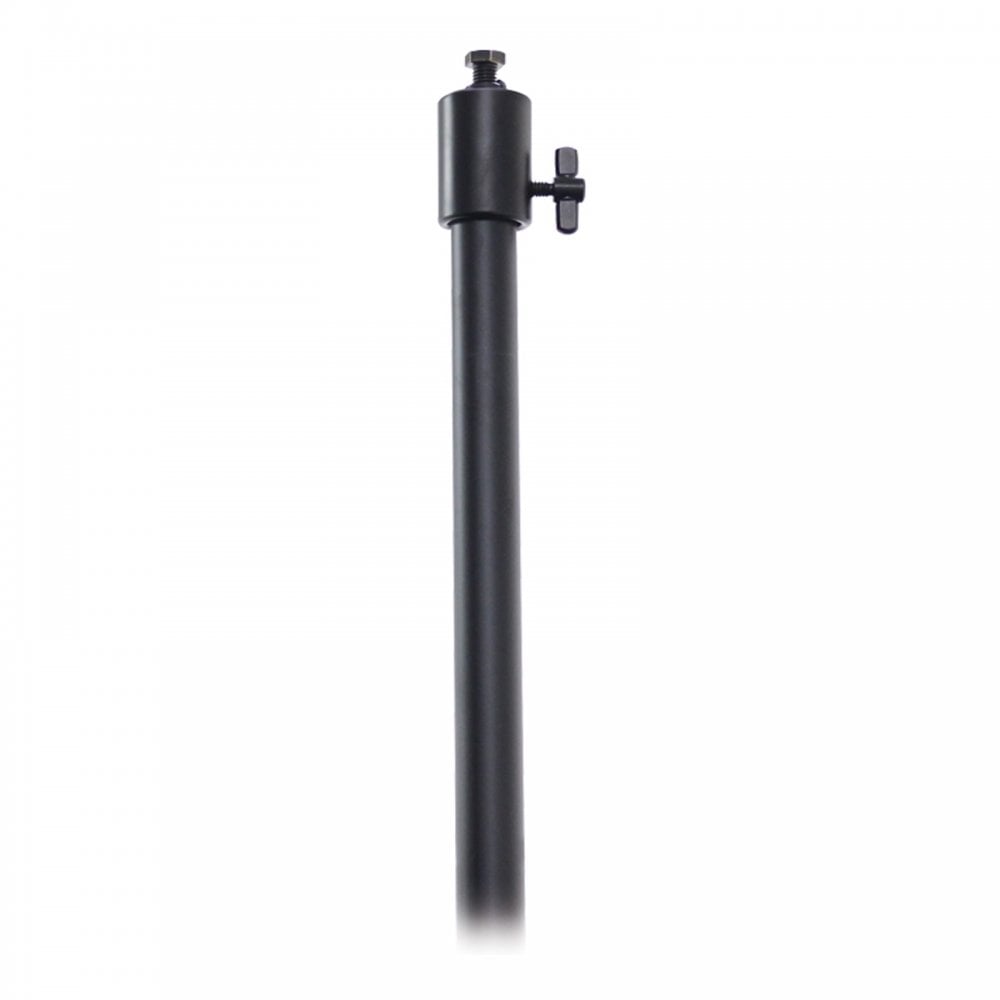 DJ Booth Black Lighting Pole with Spigots and Transport Bag