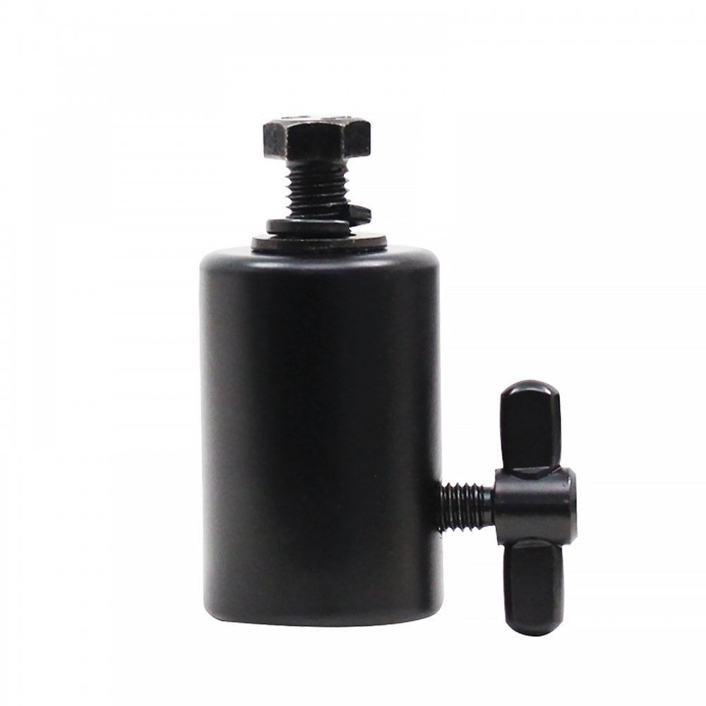 DJ Booth Black Lighting Pole with Spigots and Transport Bag