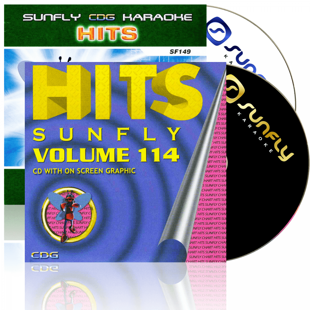 Karaoke CDG CD - HITS Volume 114 and 149 CD+G Disc Double