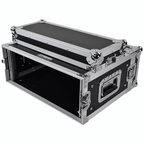 Short Flight Case 4u Shallow Supplied With Fixings