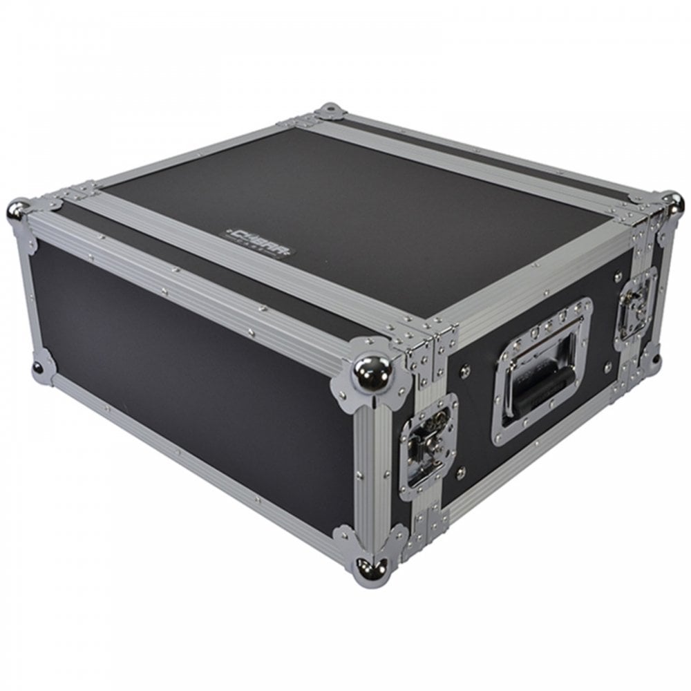 Short Flight Case 4u Shallow Supplied With Fixings
