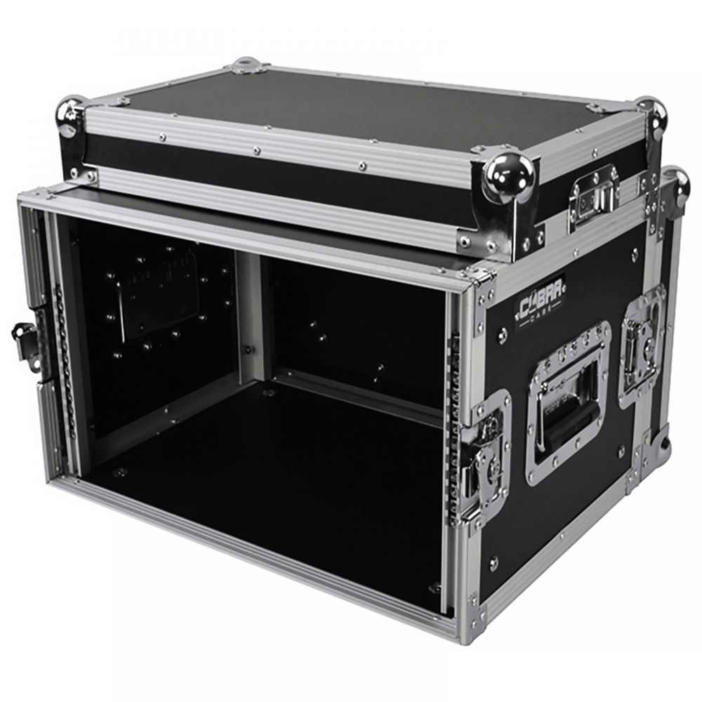 Short Flight Case 6u Shallow Supplied With Fixings