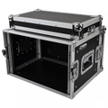Short Flight Case 6u Shallow Supplied With Fixings