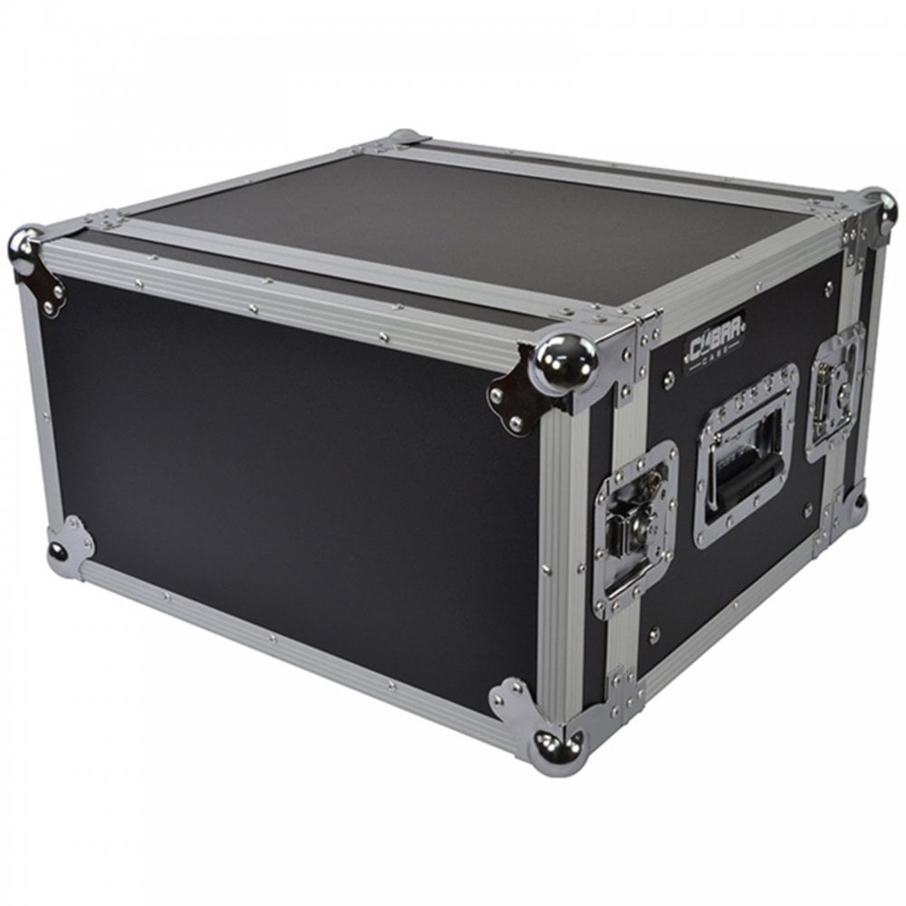 Short Flight Case 6u Shallow Supplied With Fixings