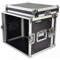 Short Flight Case 8u Shallow Supplied With Fixings