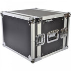 Short Flight Case 8u Shallow Supplied With Fixings