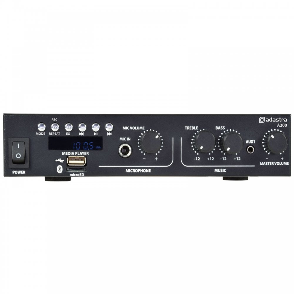 A200 Compact Stereo Mixer Amplifier 2 x 100W