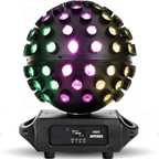 Asteroid Mirror Ball Effect Rotating Light Beams