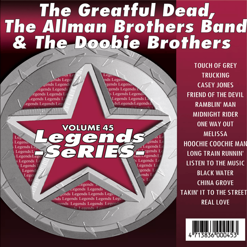 Karaoke CDG CD Legend Series Grateful Dead & Allman Doobies Brothers