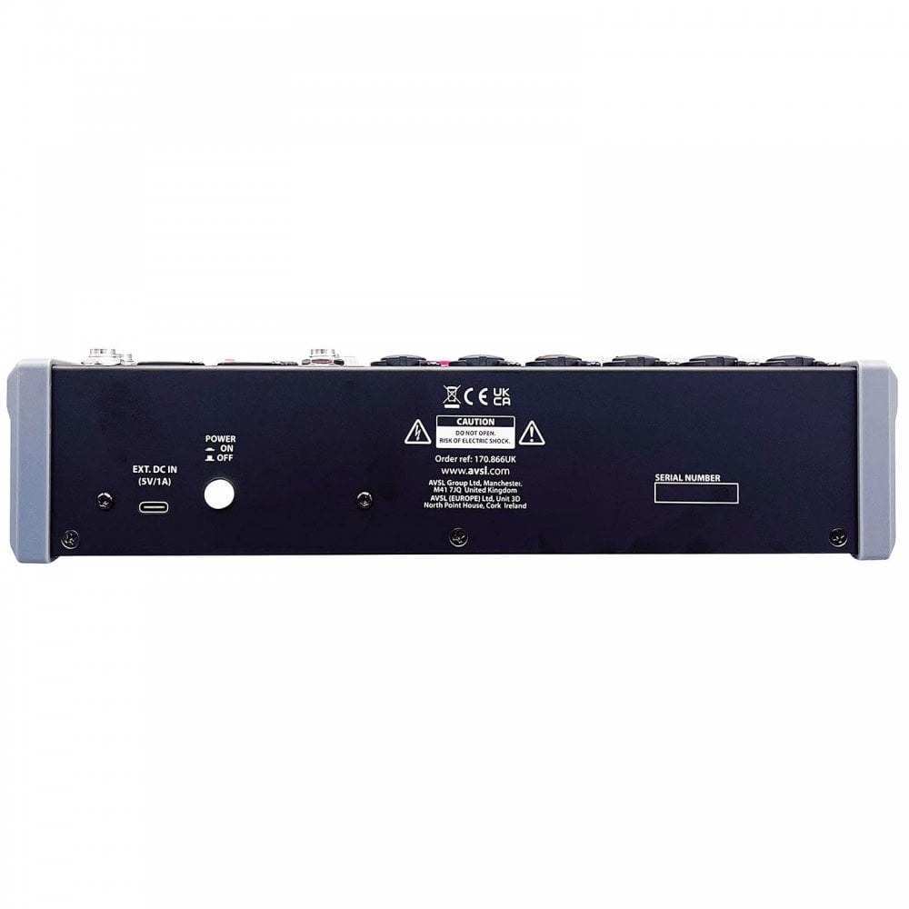 CMA-10 Compact Mixer with BT wireless and DSP Effects