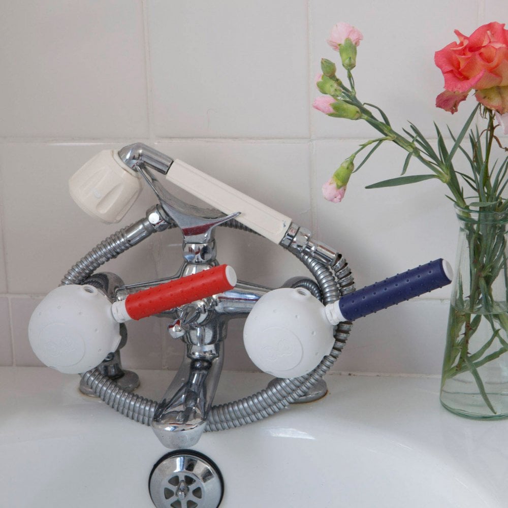 Colour Coded Tap Turners Pair Mobility Bathroom Kitchen Aid Aidapt