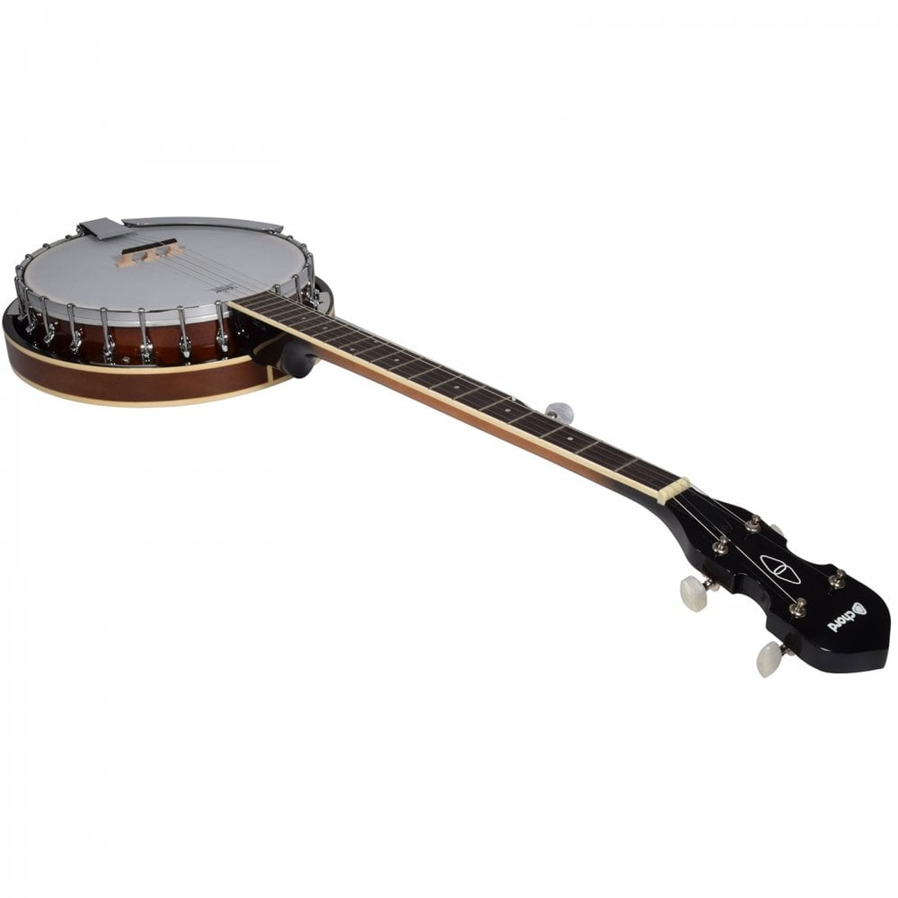 Mahogany 5 String Guitar Banjo fitted with Remo Heads