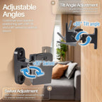Adjustable Wall Mount Speaker Brackets 30Kg Load