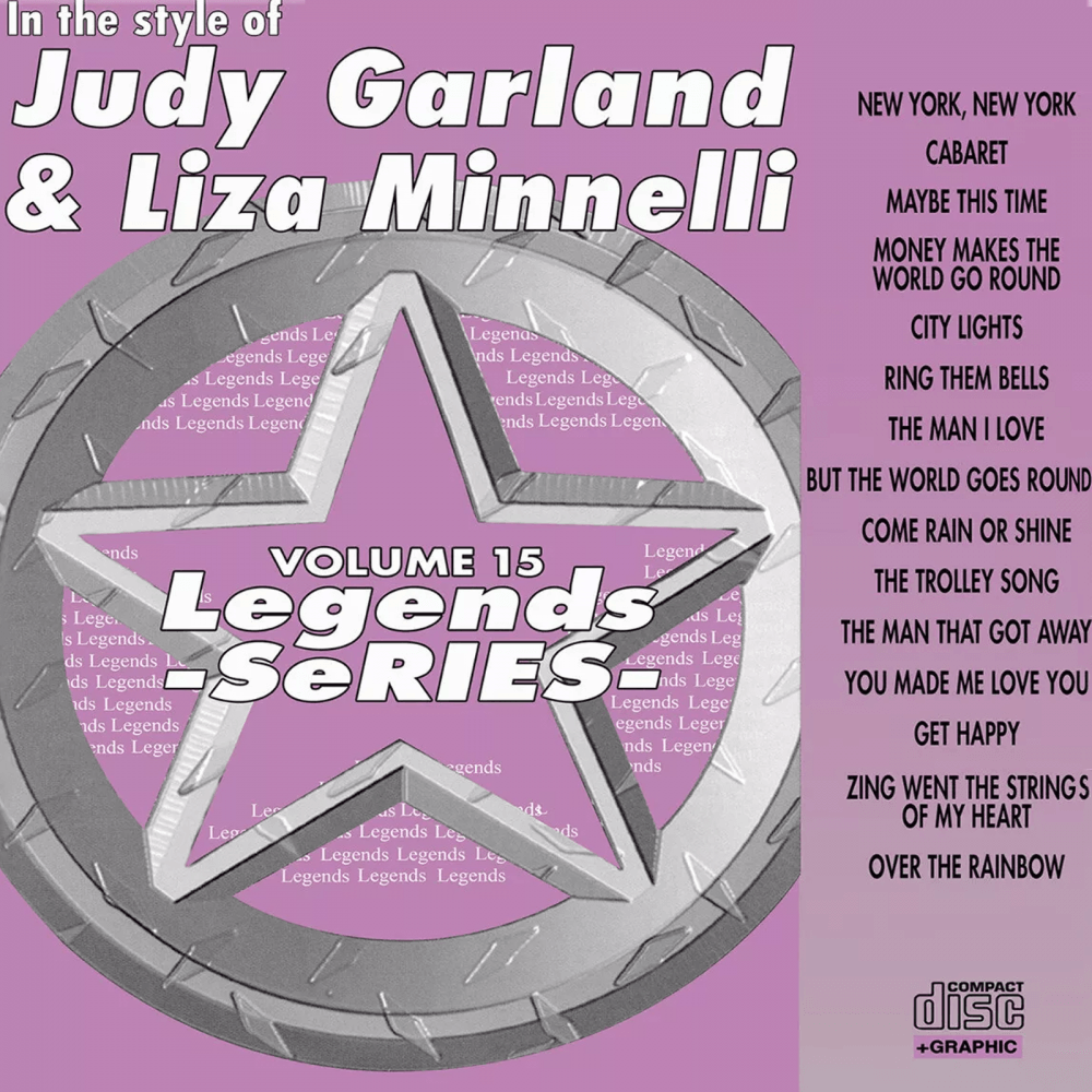 Karaoke CDG CD Legend Series Judy Garland and Liza Minelli