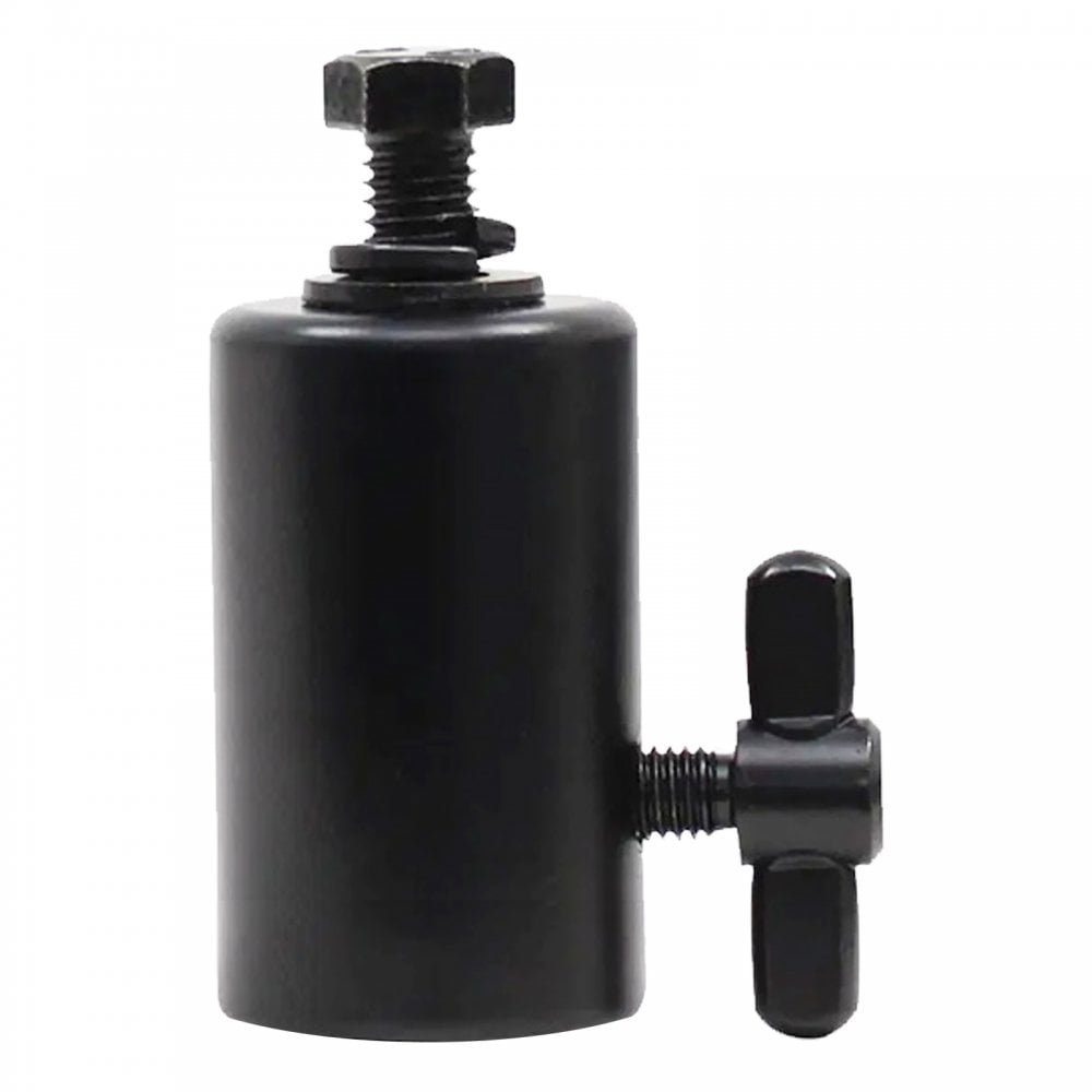 Twin Pack Top Cap Spigot 26mm Stand Fitting in Black