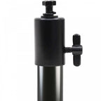 Twin Pack Top Cap Spigot 26mm Stand Fitting in Black