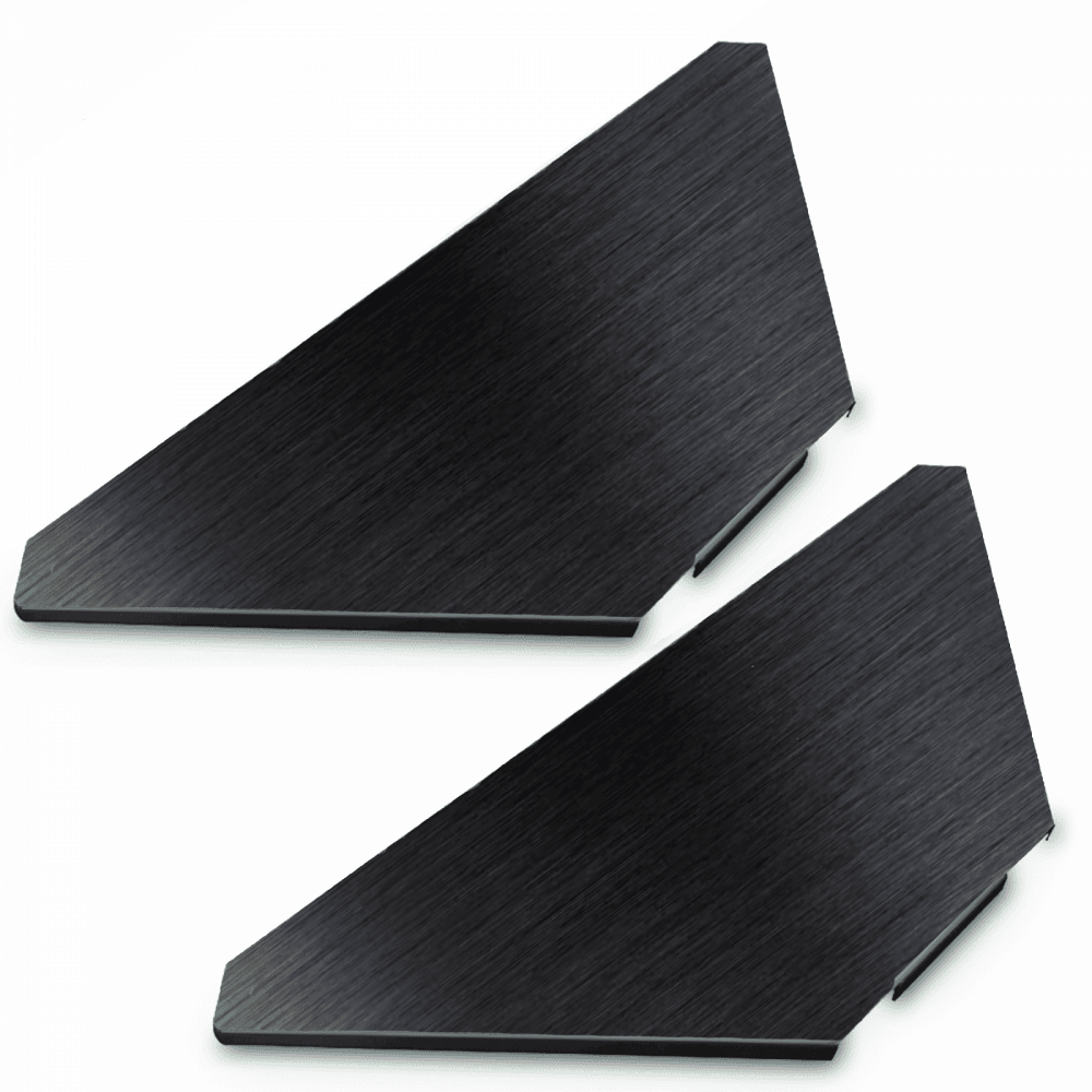 Pair of DJ Booth Corners in Black with Case