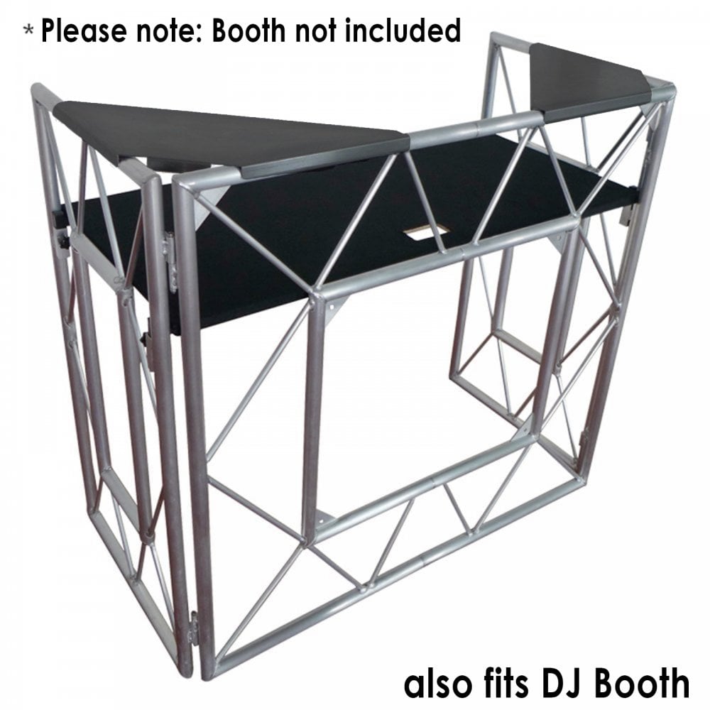 Pair of DJ Booth Corners in Black with Case