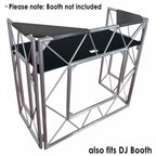 Pair of DJ Booth Corners in Black with Case
