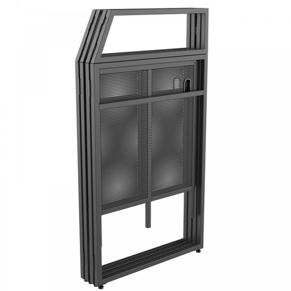 DJ Booth Pro XL System with Black White Scrims inc Case