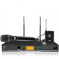 RU-992 Combo Handheld Lapel UHF Microphone System