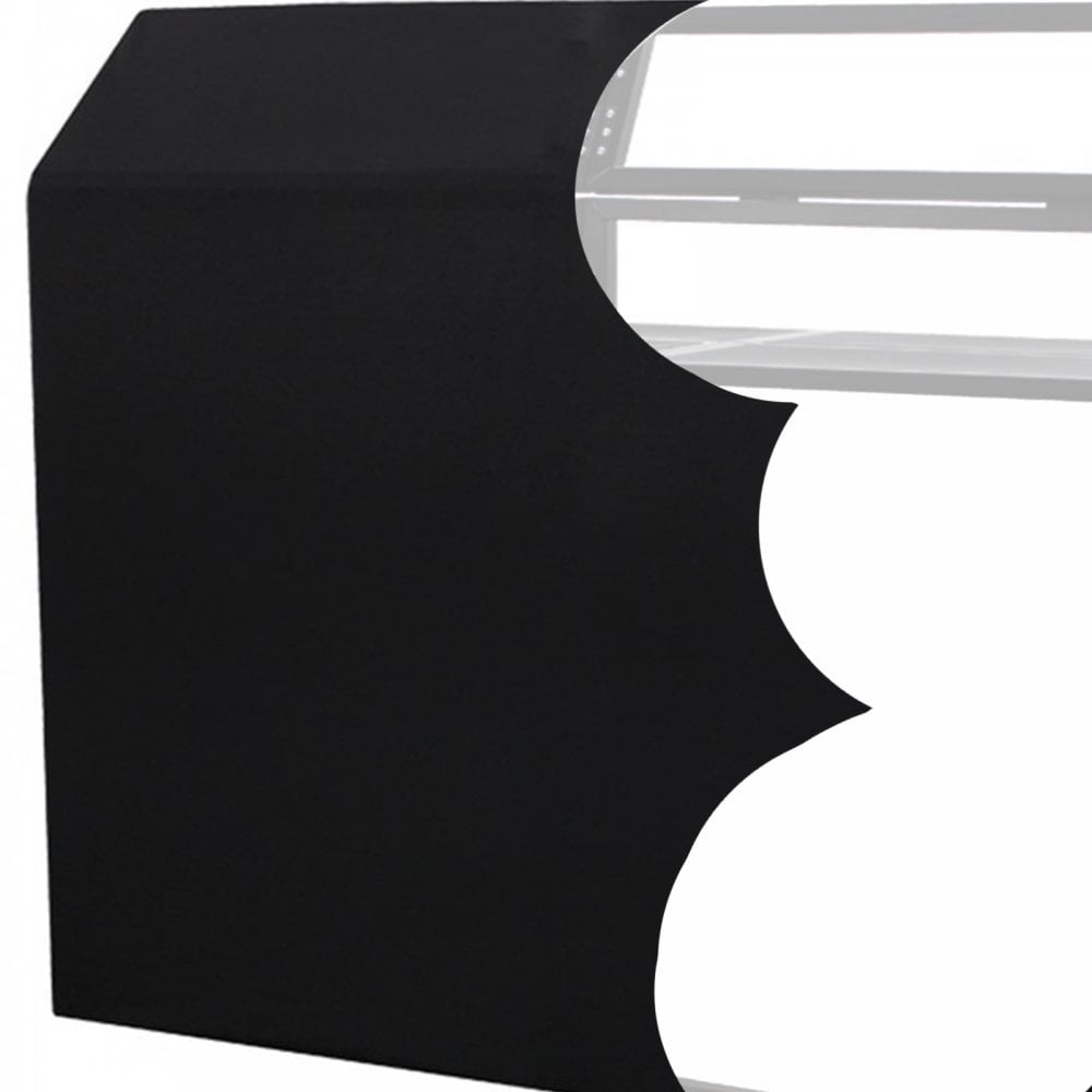 Replacemnet DJ Booth Black Lycra Scrim Cloth with Bag