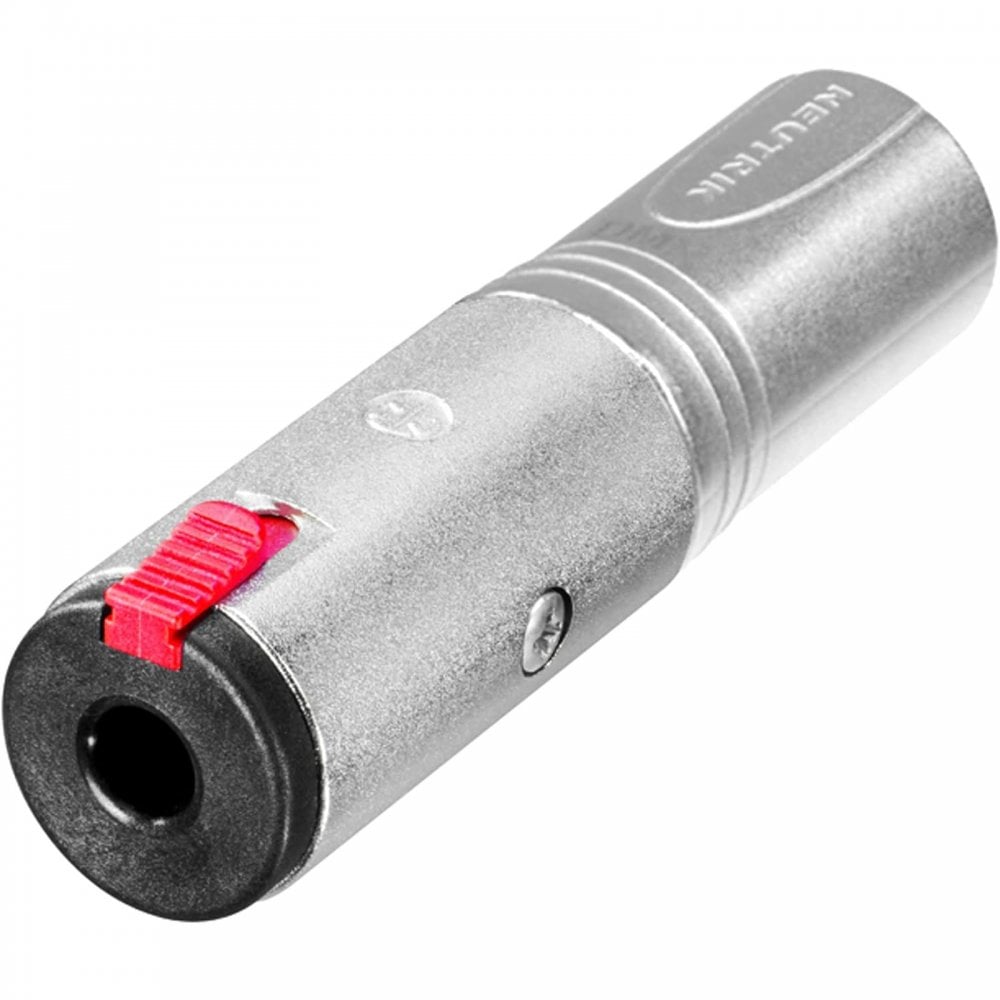 3 Pole XLR Male to 6.35mm Stereo Locking Jack Socket