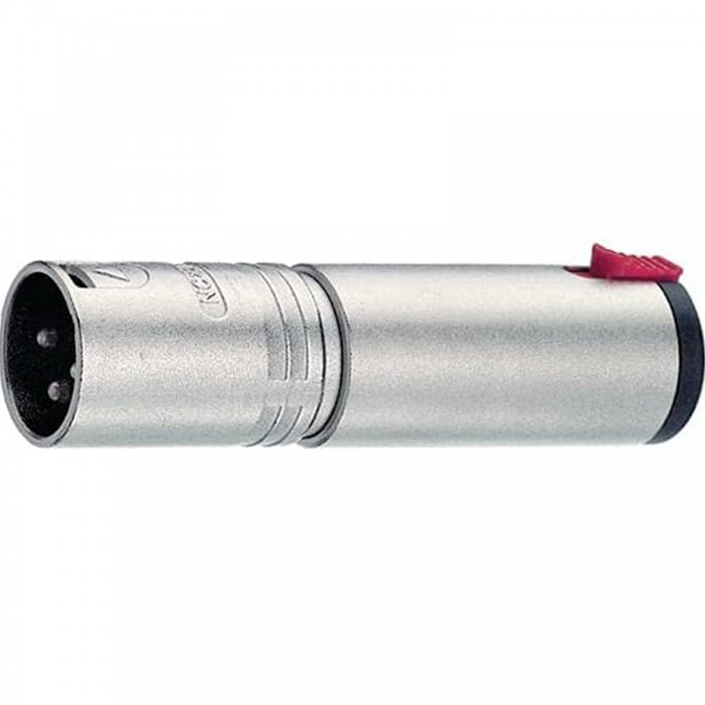 3 Pole XLR Male to 6.35mm Stereo Locking Jack Socket