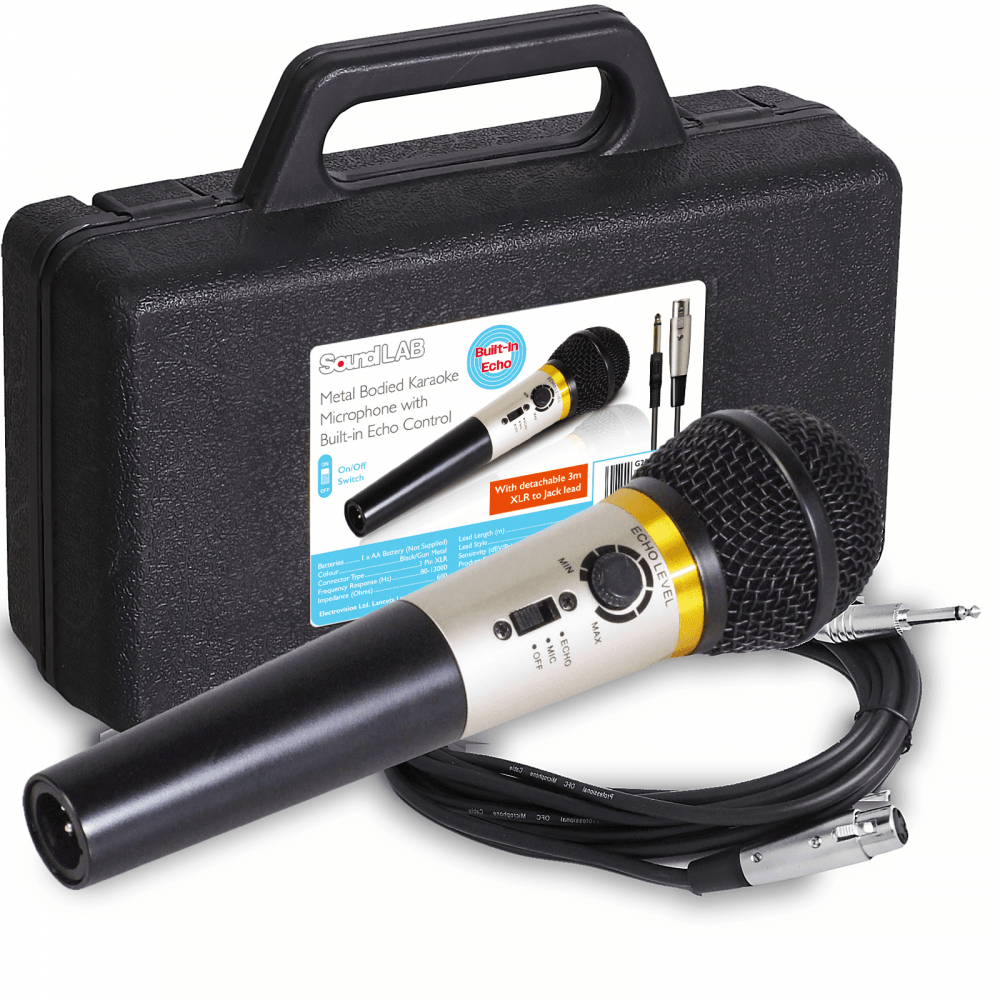 Dynamic Vocal Microphone with Echo Effect