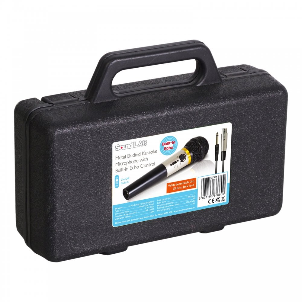 Dynamic Vocal Microphone with Echo Effect