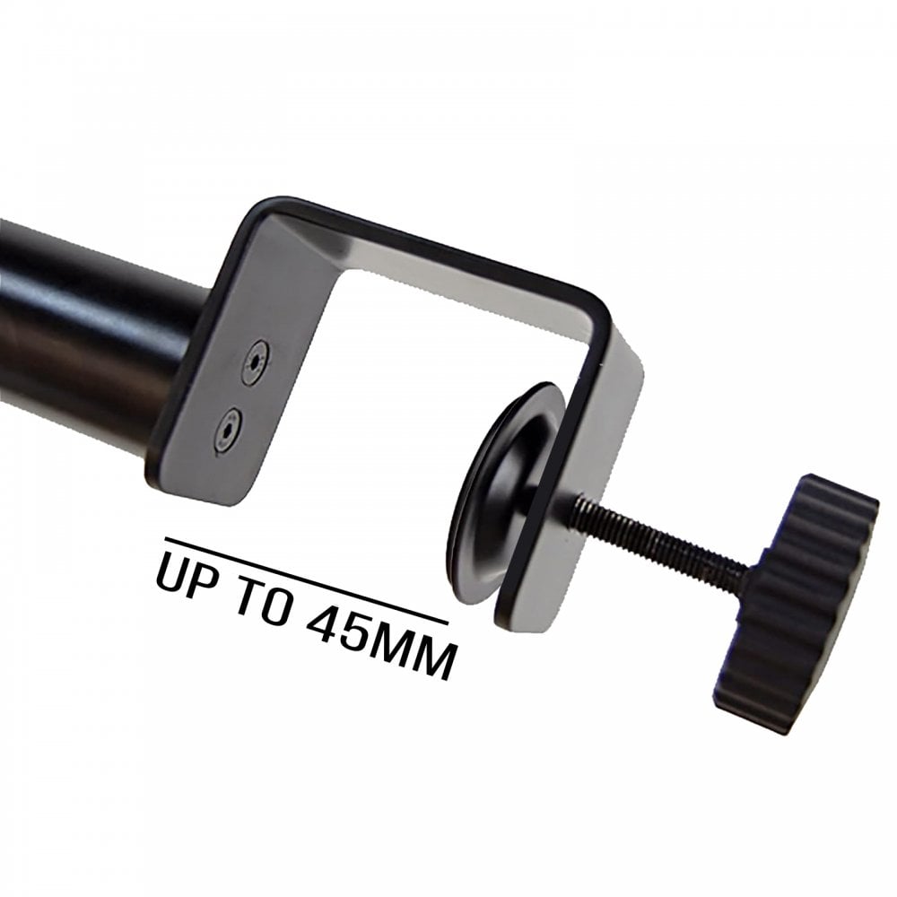 UTX 640BK Desk Clamp Standing Monitor Stand