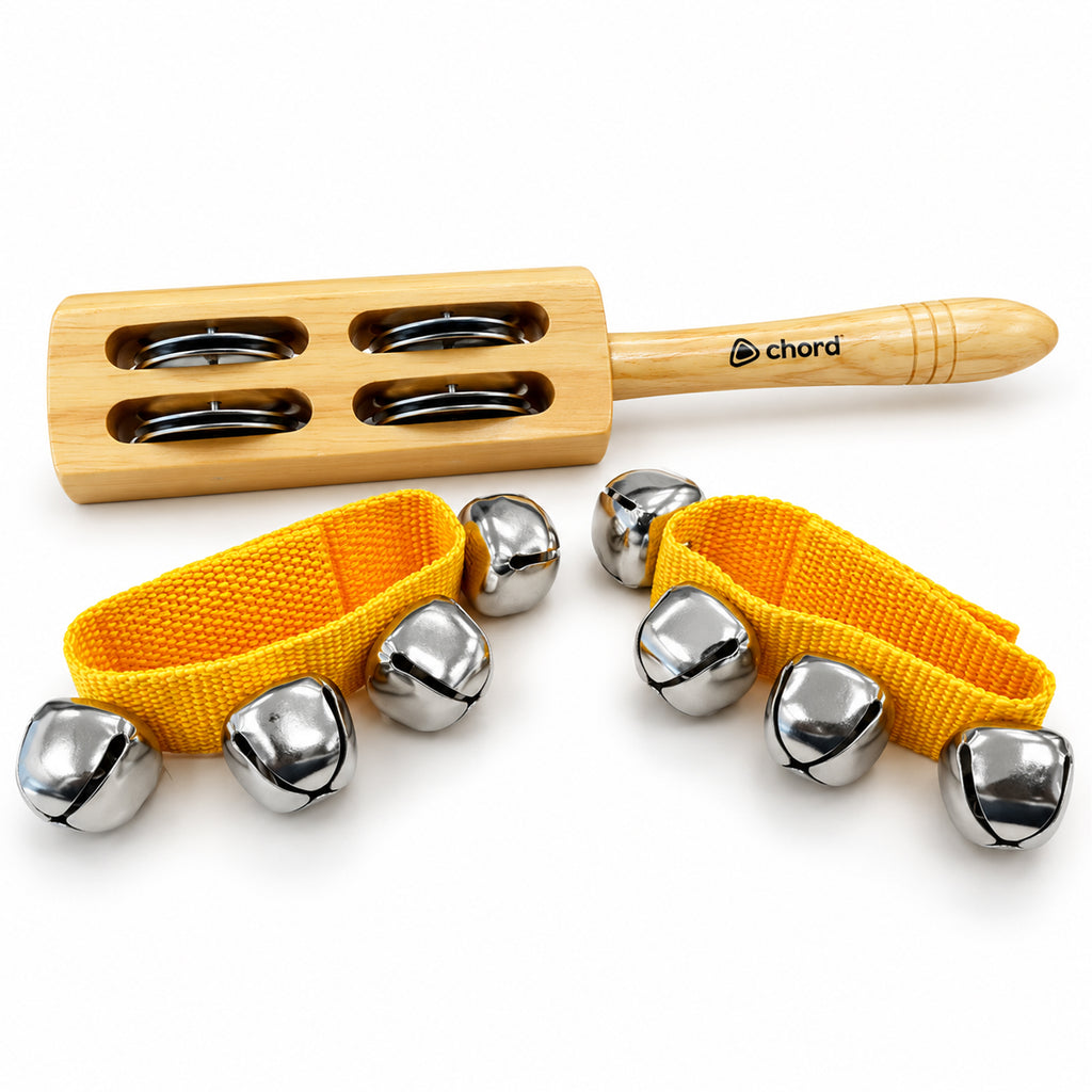 9 Piece Hand Percussion Set For Homes and Schools