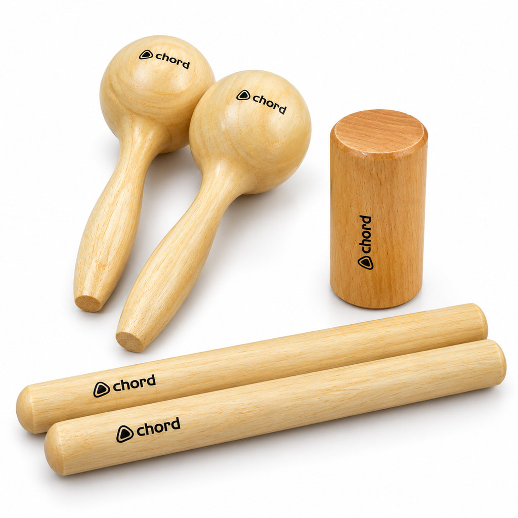 9 Piece Hand Percussion Set For Homes and Schools