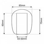 Foam Microphone Windshield 43-50mm Opening