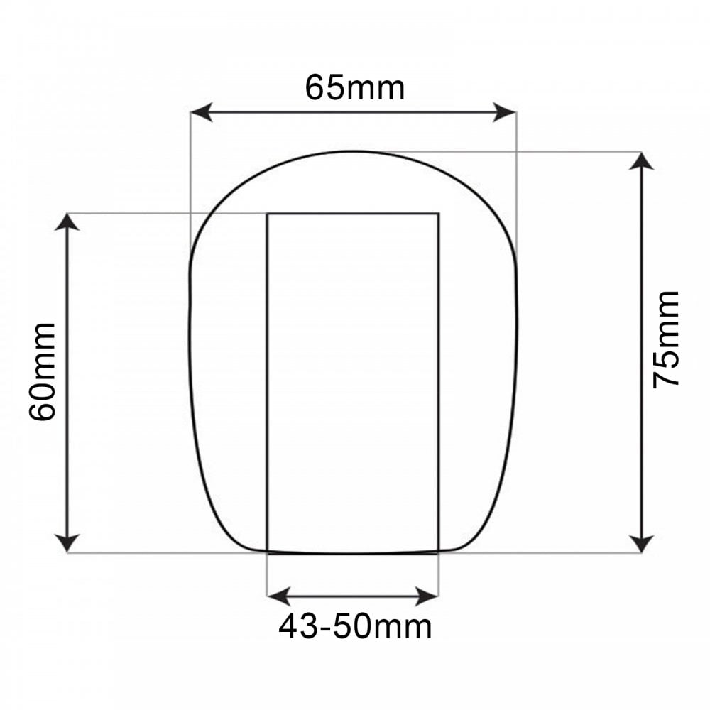 Foam Microphone Windshield 43-50mm Opening